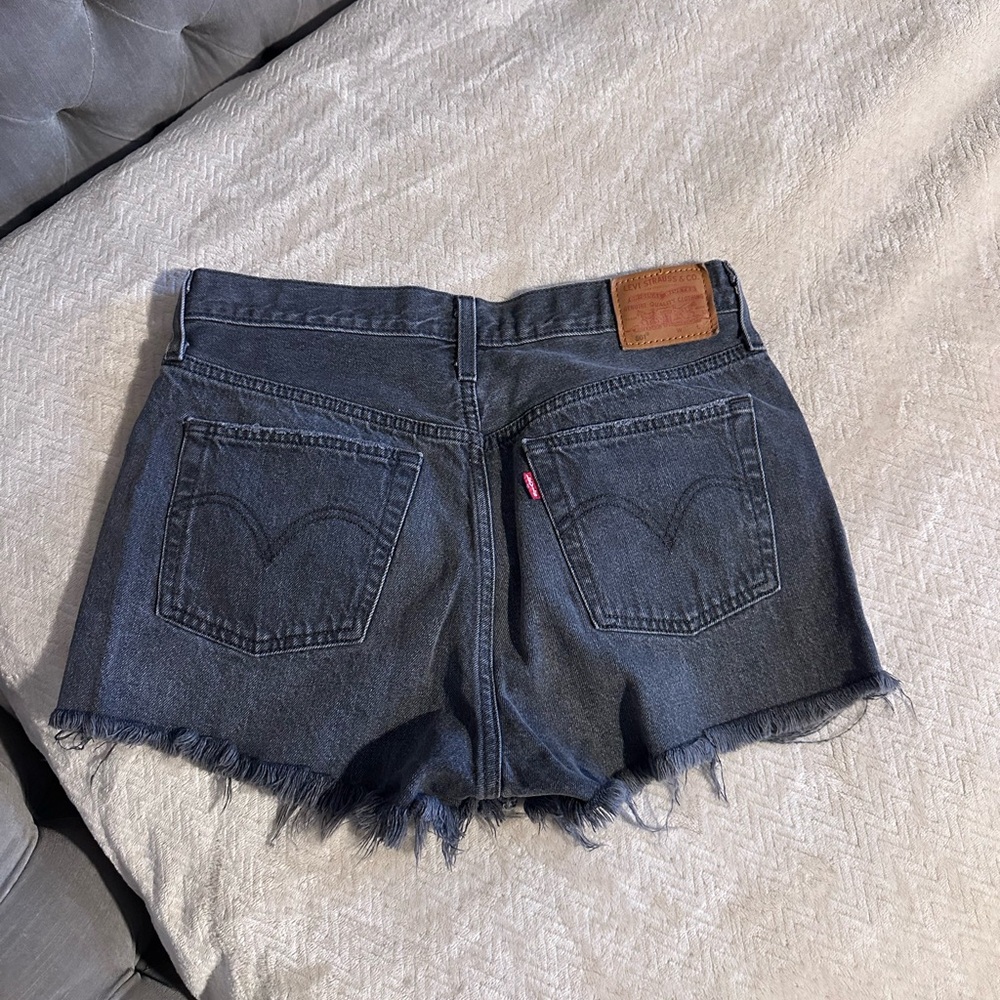 Levi's Women's Black Denim Shorts